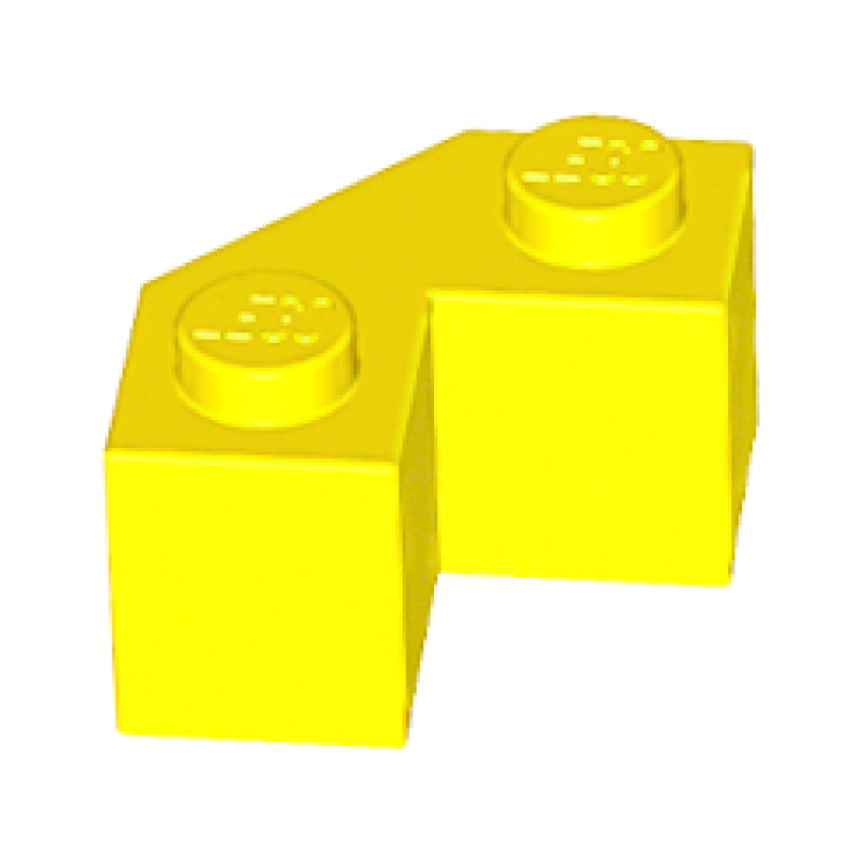 Steen, Aangepast Facet 2x2 Yellow